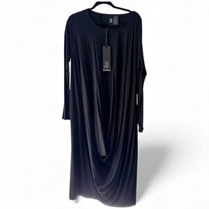 Igor Dobranic Black Midi Dress, Size M